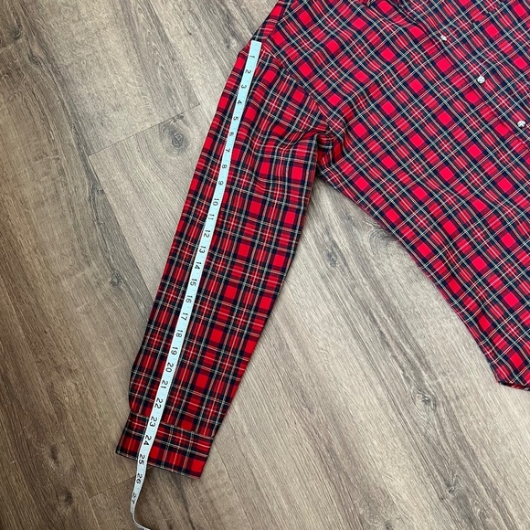 EUC Pendleton Royal Stewart Tartan Pure Virgin Wool Button Down Sz M - Picture 10 of 12